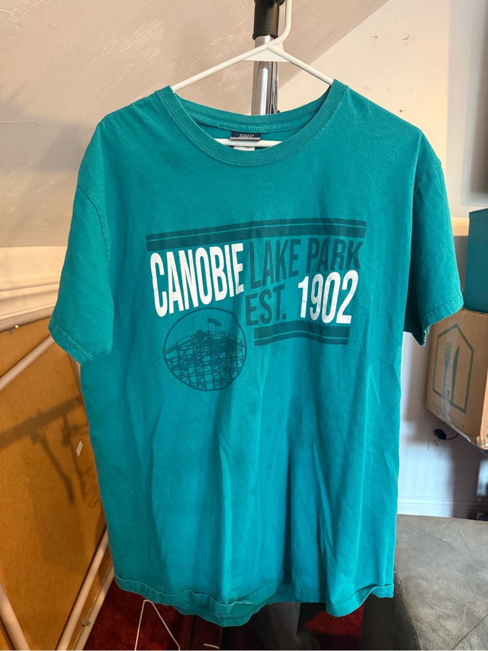 MV Sport Teal Canobie Lake Park Graphic Tee